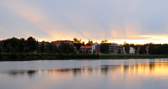 Vy över Lycksele.