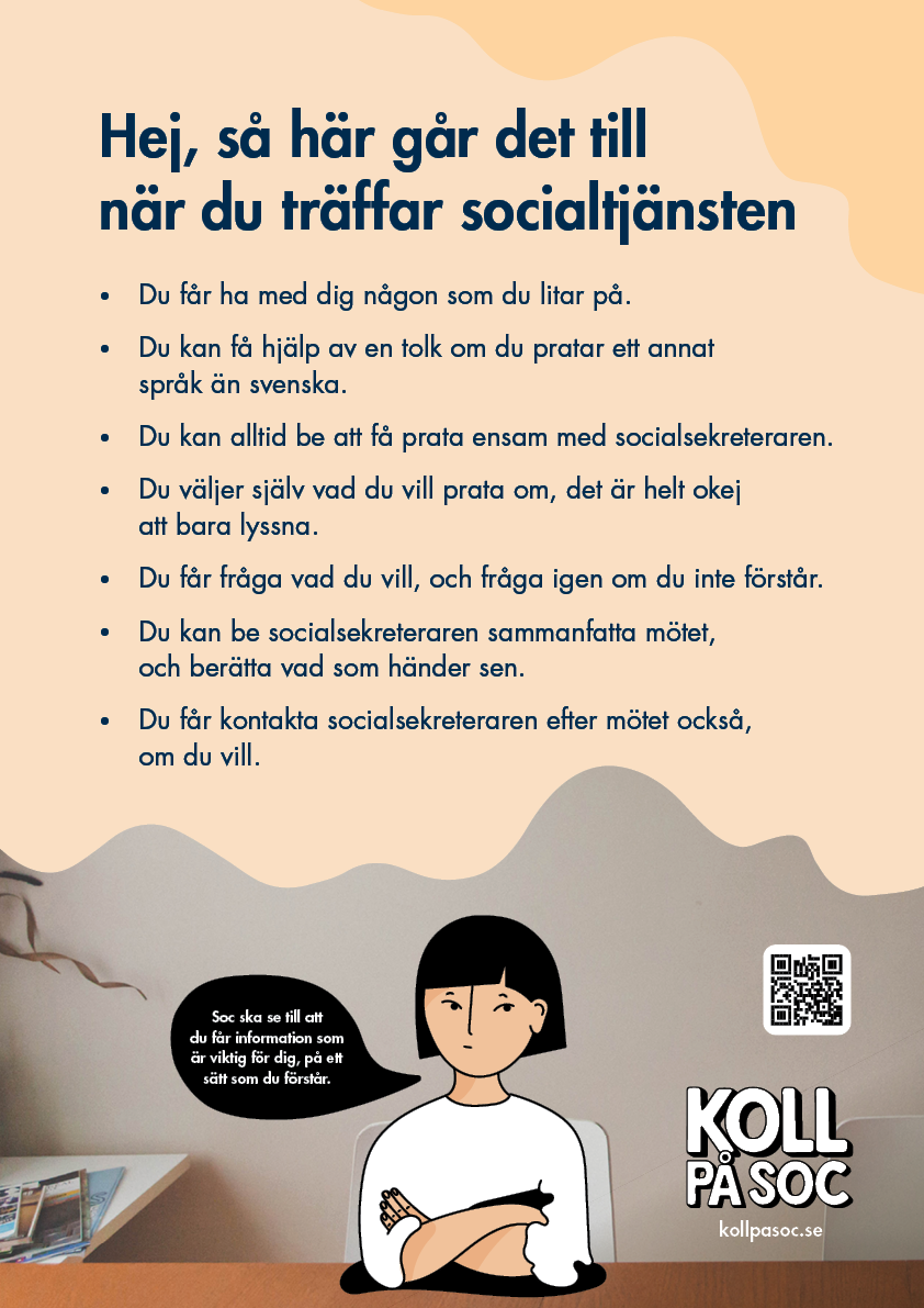 Så här går det till  när du träffar socialtjänsten