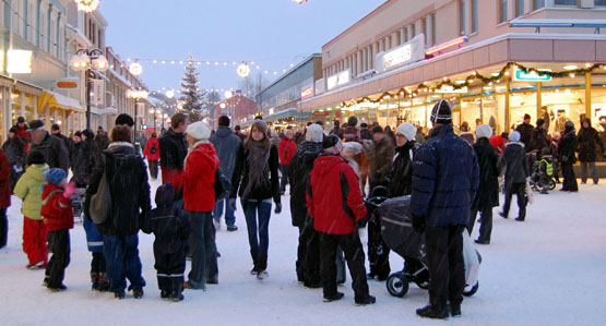 People in a crowd