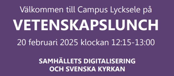 Bild på text om evenemanget