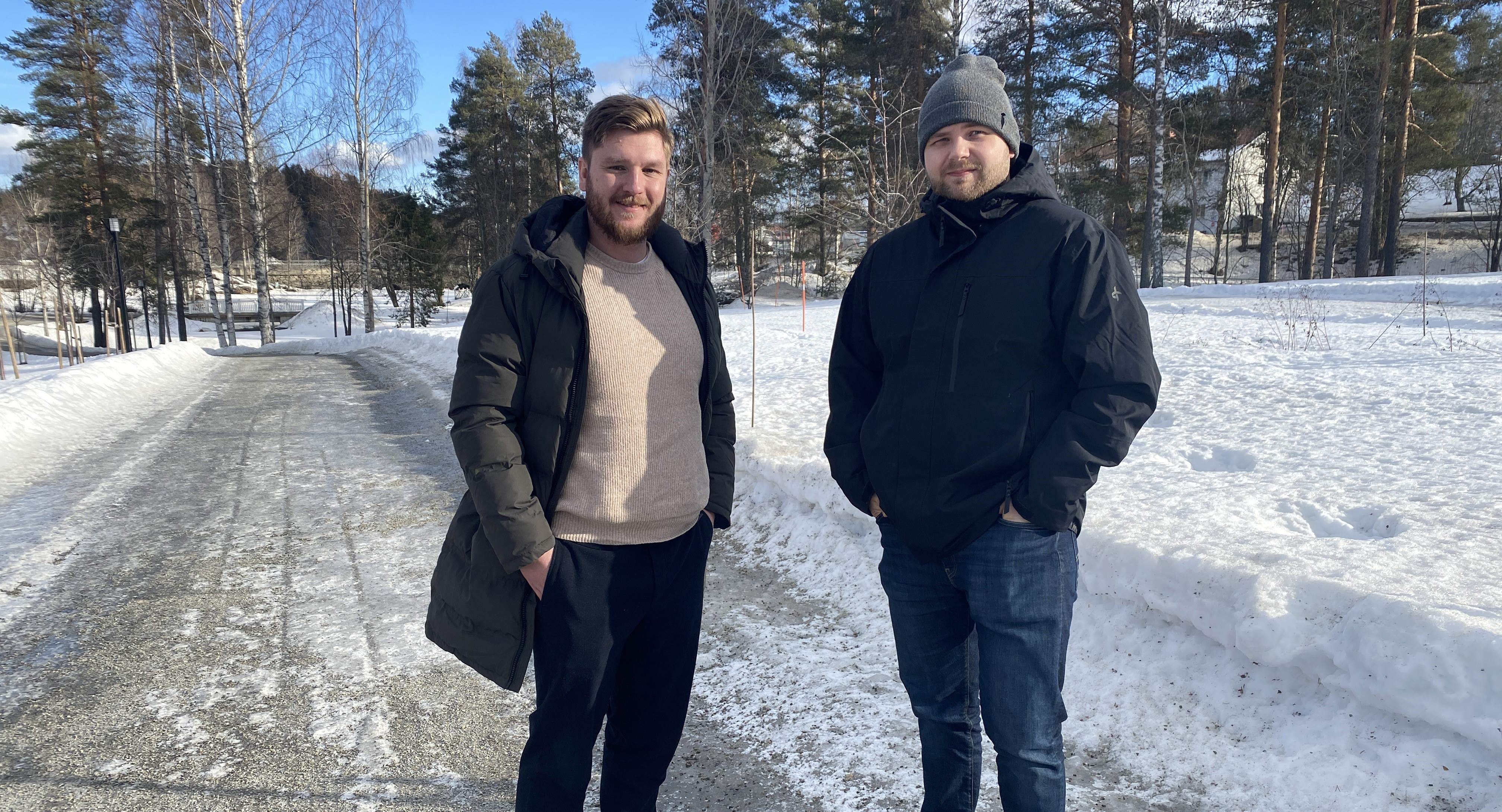 Morgan Palmér och Isak Eriksson
