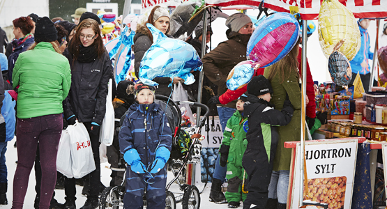 Bild från vintermarknaden 2016