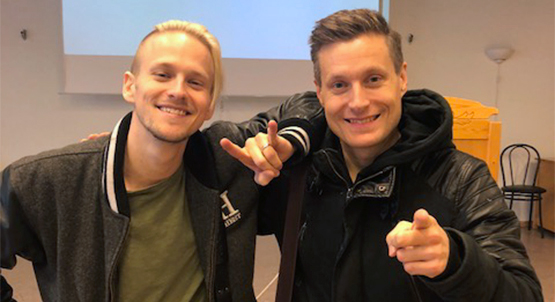 Erik Grönwall och Simon Vikström