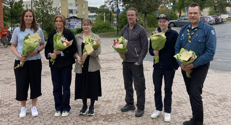 Bild på stipendiaterna