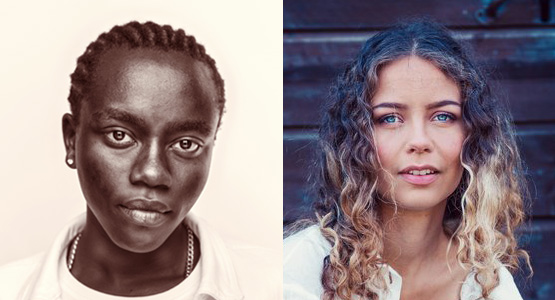 Bild på Tusse och Natalie Carrion